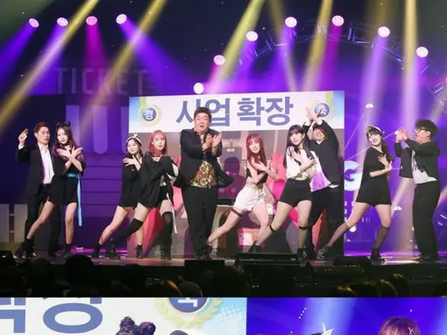 GFRIEND、「ギャグコンサート」にゲスト出演。