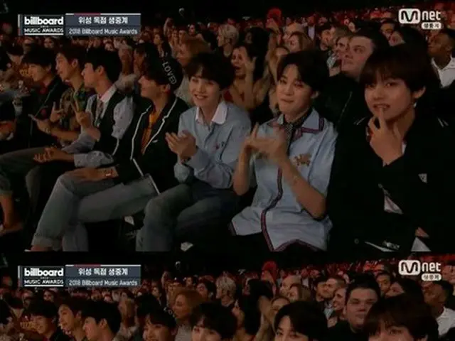 防弾少年団、「2018 BBMA」司会者がグループ名を呼ぶと、会場からどよめきと歓声が