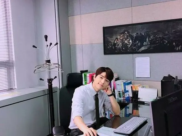 INFINITE  エル、ドラマ「ミス・ハンムラビ」の現場写真公開