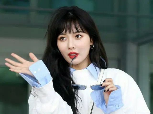 ヒョナ、画報撮影のため香港へ