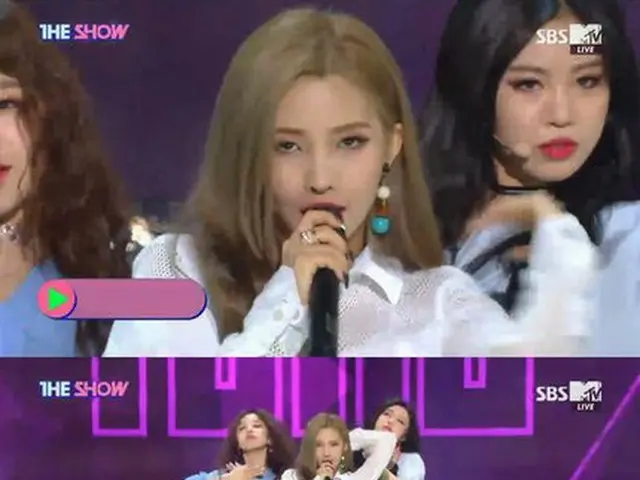 (G)I-DLE、SBS MTV「The Show」で2週連続の1位