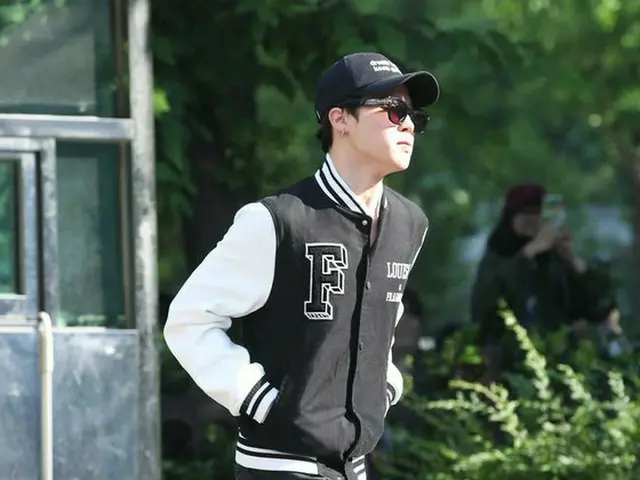 防弾少年団 JIMIN、出勤中