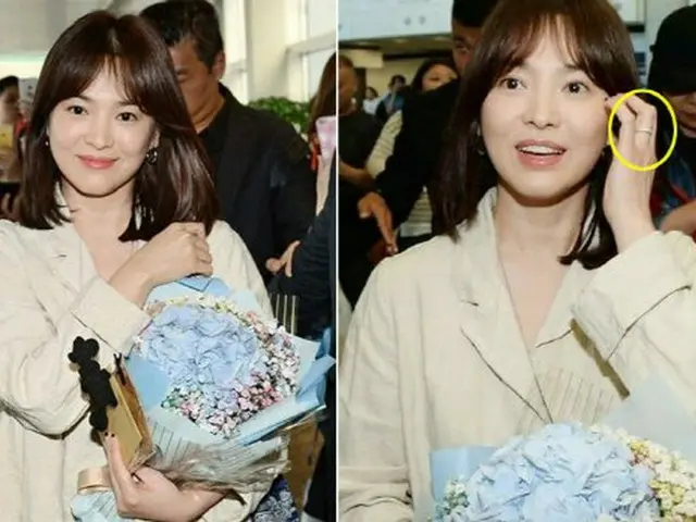 女優ソン・ヘギョ、香港訪問