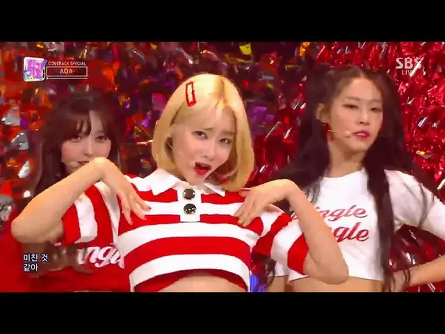 AOA、カムバック舞台 - Bingle Bangle   