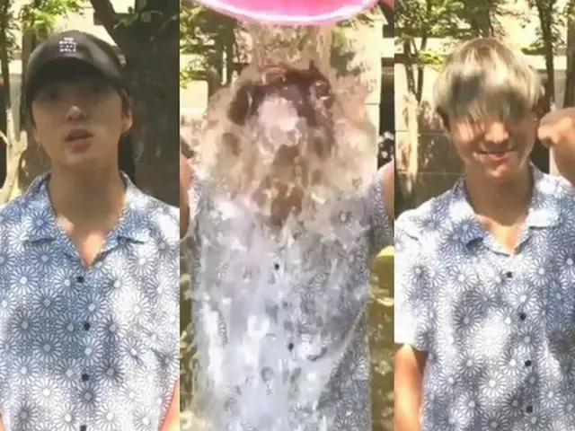 WINNER カン・スンユン、アイス・バケツ・チャレンジに参加