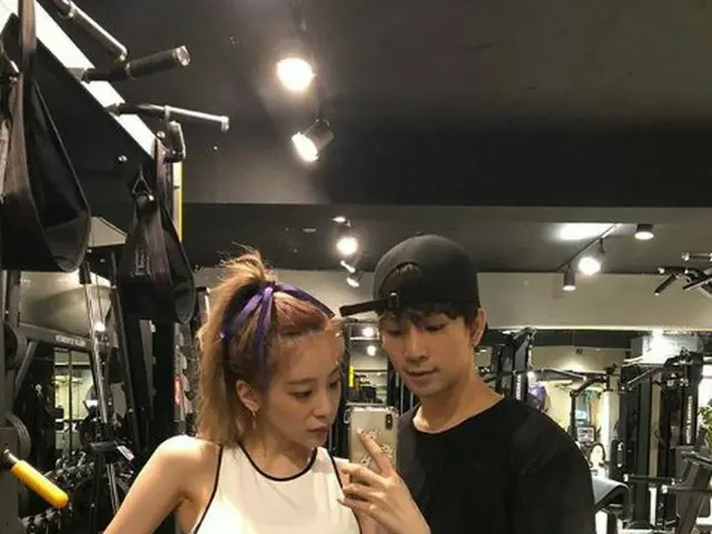 MBLAQ 出身G.O 女優チェ・イェスル、ジムで公開デート
