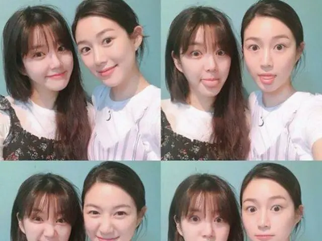 女優イ・ユビ イ・ダイン、姉妹で撮ったセルカを公開