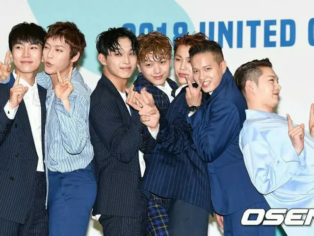 BTOB、合同コンサート「2018 UNITED CUBE-ONE-」の記者懇談会に参加中