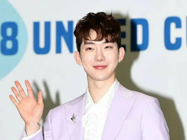 2AM チョ・グォン、合同コンサート「2018 UNITED CUBE-ONE-」の記者懇談会に参加中