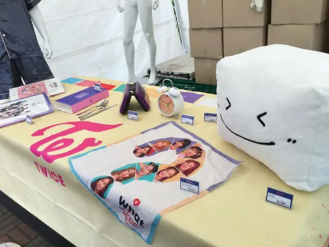 韓国でのTWICE コンサート、最も人気のグッズとは？●「豆腐」クッション●ダヒョンがデザイン●ダヒョンのあだ名が「豆腐」