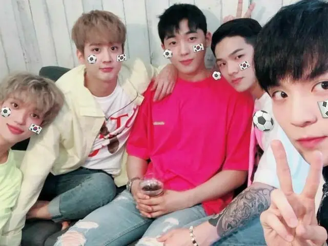 【G公式】TEENTOP、今夜のワールドカップメキシコ戦で一緒に燃える。