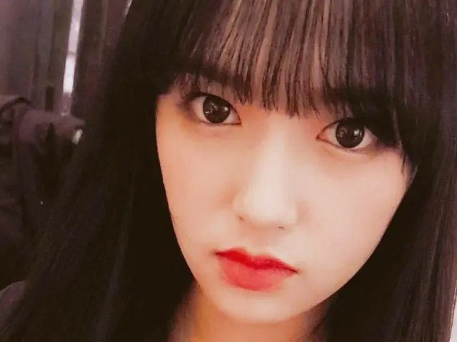 【g公式】宇宙少女_ソンソ_Cheng Xiao、今日の撮影終了。