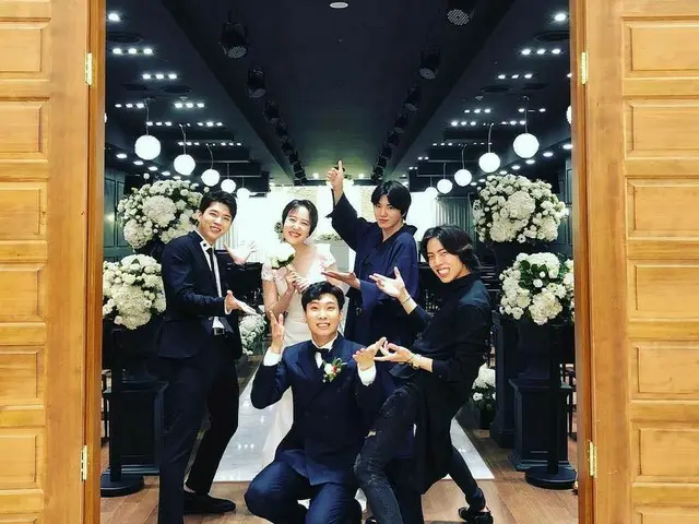 【G公式】INFINITE、先輩の結婚式に出席。