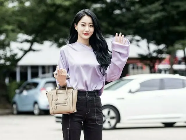 NINE MUSES キョンリ、「ミュージックバンク」出勤中