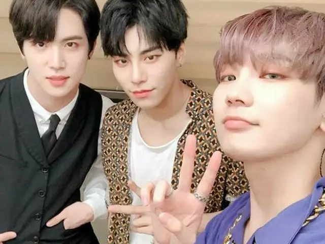 JBJ 出身の健太、同じくJBJ出身ドンハン＆サンギュンとのスリーショットを公開