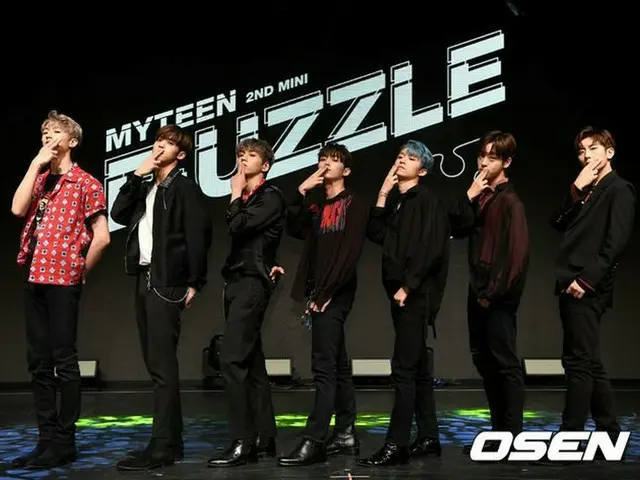 MYTEEN、ソウル市内で2ndミニアルバム「F;UZZLE」のショーケースを開催
