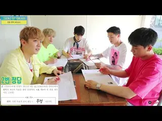 【公式】TEENTOP、「TEENTOP ON AIR  - 挑戦TEENTOP試験！TEENTOPもTEENTOPを調査する！」公開