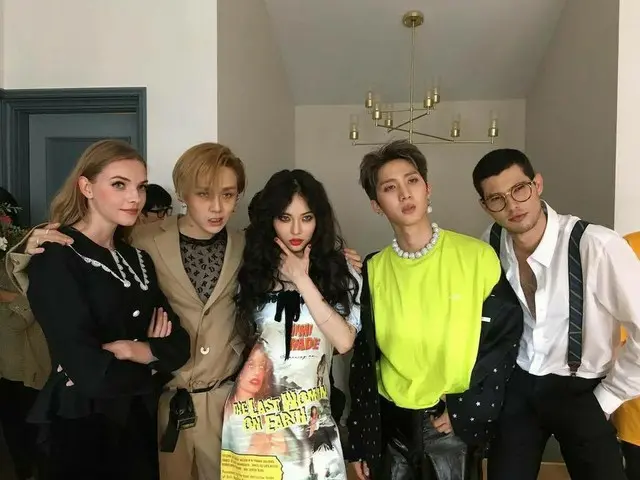 【g公式】4Minute_出身ヒョナ、SNS更新。