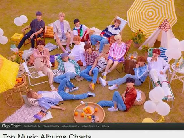 SEVENTEEN、米国iTunes TOPアルバムチャート7位