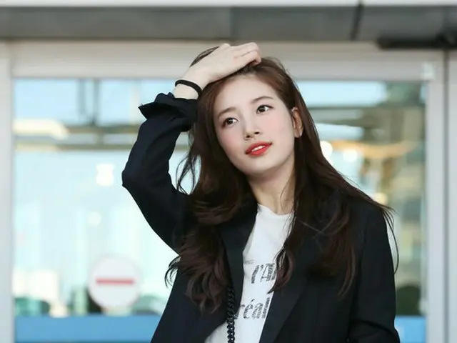 元Miss A スジ、台湾に向けて出国。