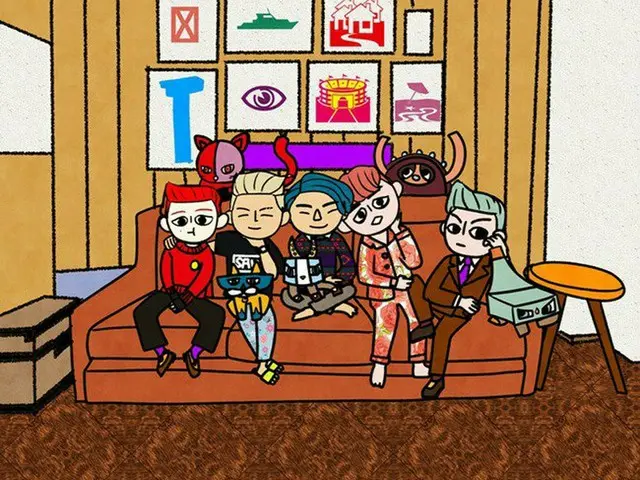 BIGBANG のキャラクターGO BLINGSのウェブトゥーン、きょう(20日)日本(piccoma)・韓国(KTOON)・米国(Tapas)で同時連載