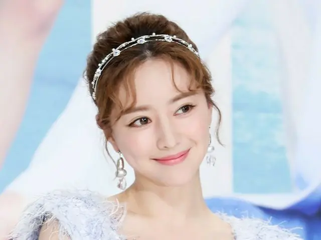 女優ホン・スア、KBS連続ドラマ「最後まで愛」制作発表会に出席