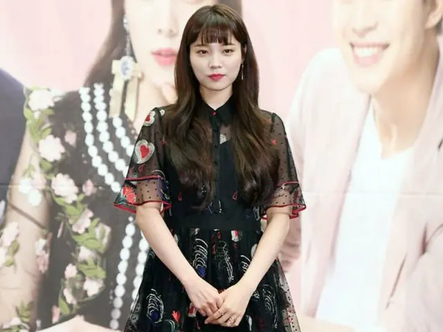 女優ユン・ソヒ、MBN新水木ドラマ「魔女の愛」制作発表会に出席