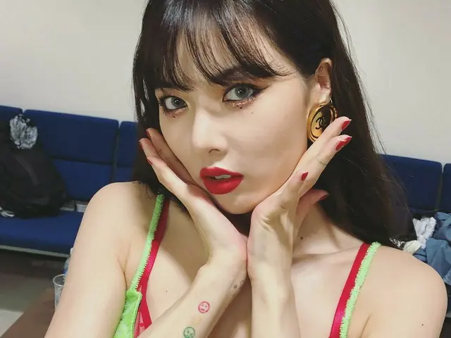 【g公式】4MINUTE_出身ヒョナ、タトゥーを公開。