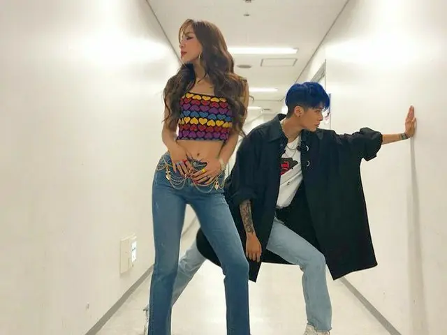 【g公式】f(x)_ルナ、エンバとの2ショットを公開。