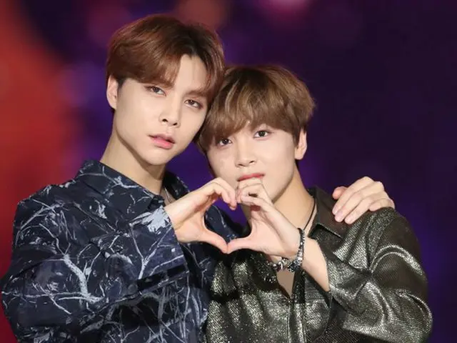 NCT ジャニ＆ヘチャン、仲良くハートポーズ