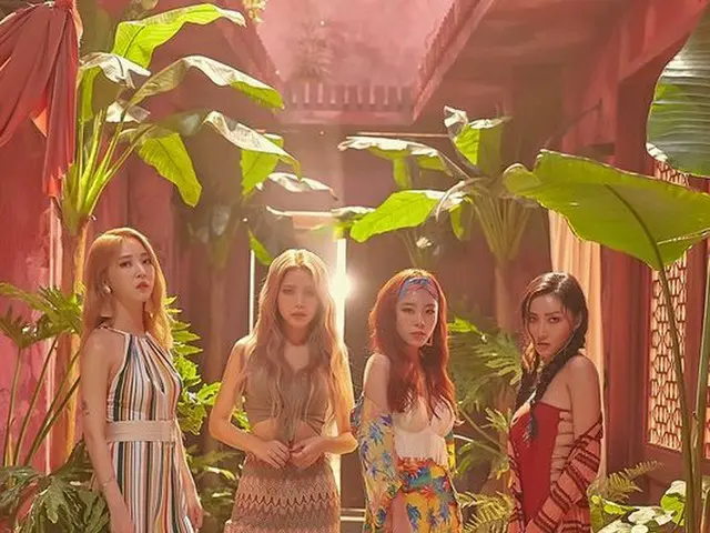 MAMAMOO、ミニアルバム「Red Moon」のタイトル曲「Egotistic」での活動を終了