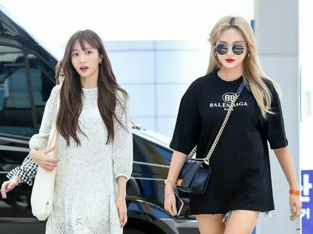 EXID、空港ファッション