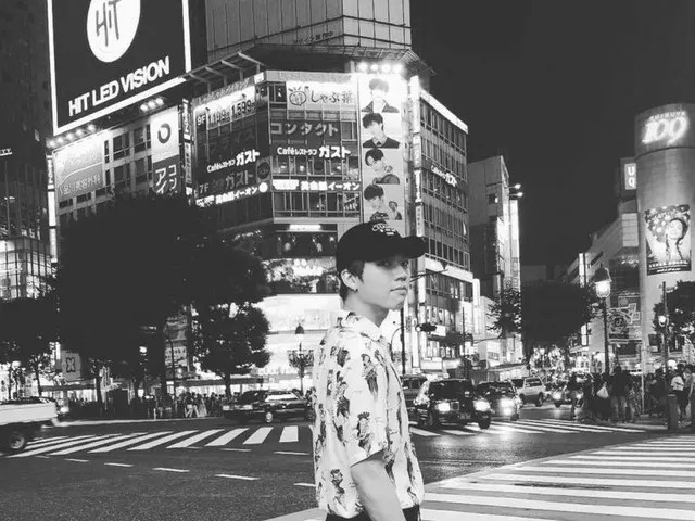 【G公式】INFINITE_ウヒョン、東京の渋谷に現れる。