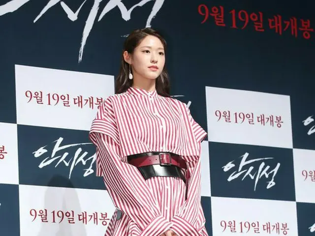 AOA ソリョン、映画「安市城」制作報告会に出席