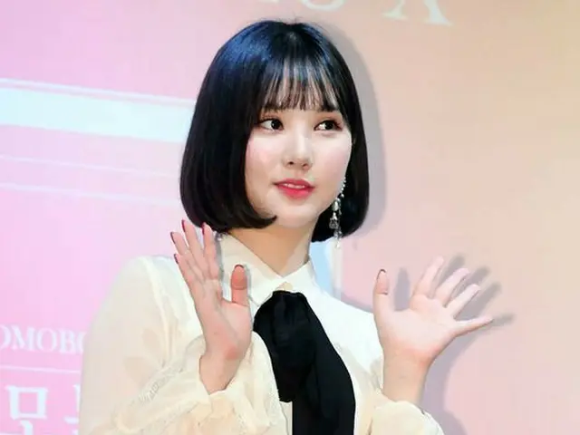 GFRIEND ウナ、KBS「MOMO文庫」(デジタルバラエティ)制作発表会に出席。