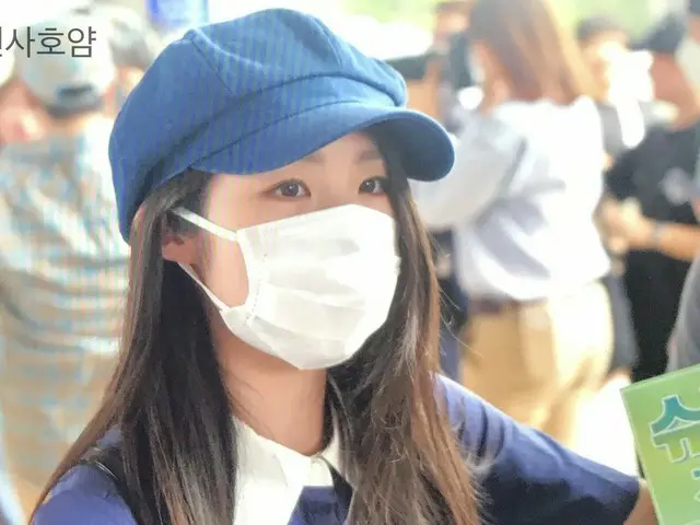 PRODUCE 48  岩立 沙穂、韓国入国中