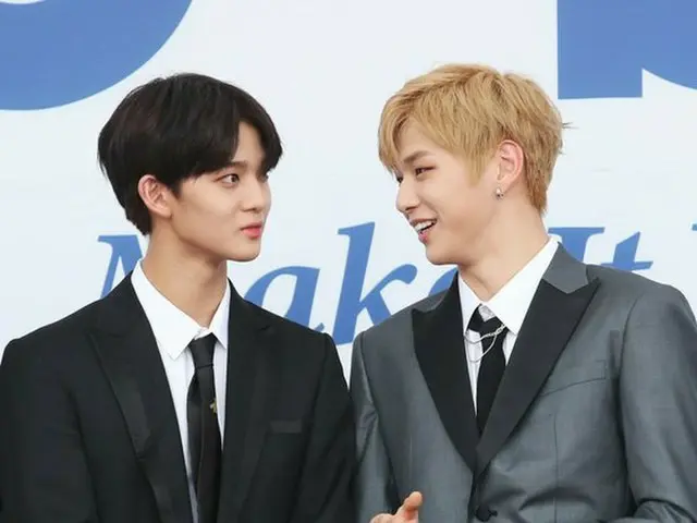 Wanna One ペ・ジンヨン＆カン・ダニエル、「2018 SORIBADA BEST K-MUSIC AWARDS」ブルーカーペットに登場して…やっぱりお話