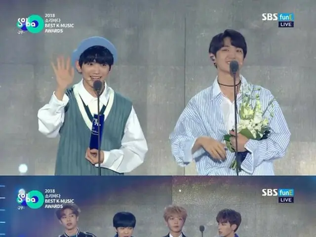 PRODUCE 101 シーズン2出身のアン・ヒョンソプ＆イ・ウィウン、YDPP、「2018 SORIBADA BEST K-MUSIC AWARDS」新韓流ラ
