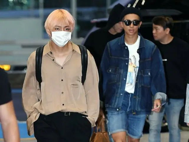 防弾少年団 RM、「BTS WORLD TOUR ‘LOVE YOURSELF’」のためアメリカ・ロサンゼルスへ