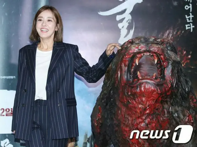 女優パク・ウネ、映画「物の怪」VIP試写会に出席