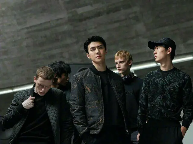 EXO SEHUN、Ermenegildo Zegna広告写真
