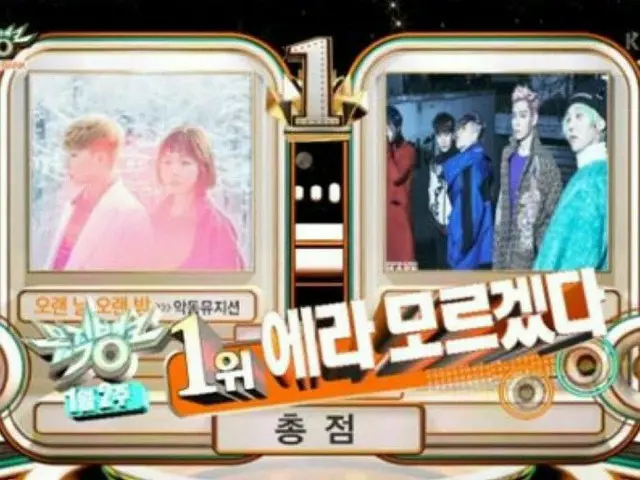 BIGBANG、本日の1位。