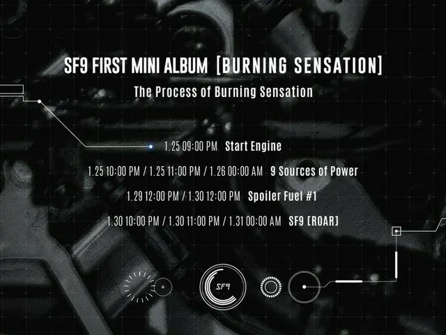 SF9、カムバックのスケジュール公開。