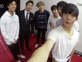 TEENTOP、アイドル陸上大会での自撮り