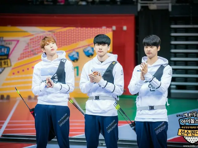 TEAM VIXX、「アイドル陸上大会」男子アーチェリー。