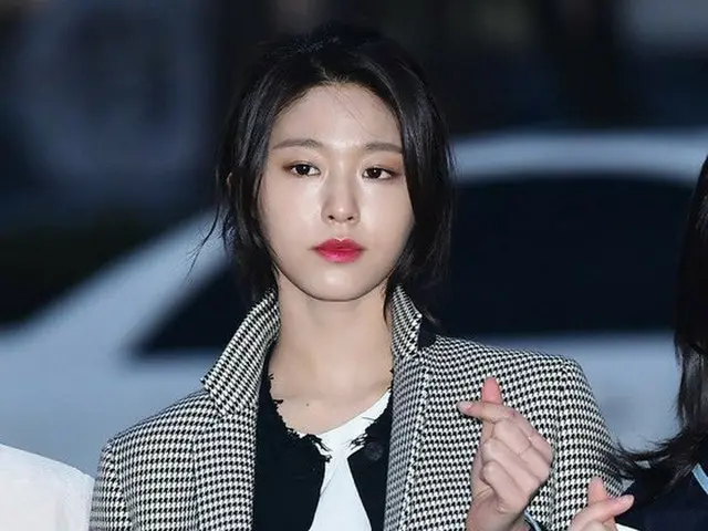 AOA ソリョン、ミュージックバンク出勤。