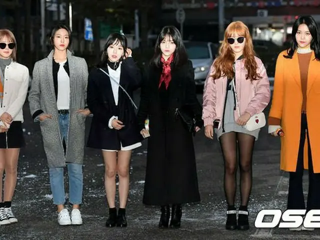 AOA、ミュージックバンク出勤。