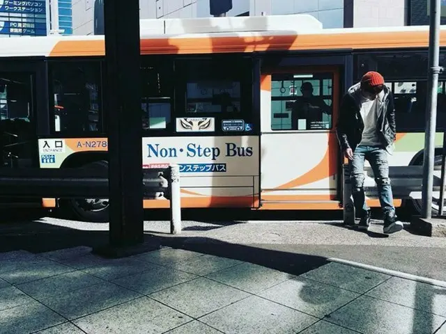 INFINITE ウヒョン、日本のバスが小さい。