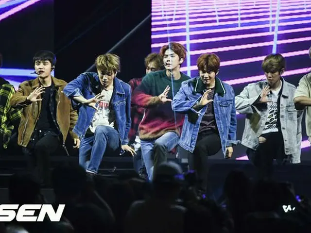 EXO、「2018 KOREA Sale FESTA」開幕式の祝賀公演に出演