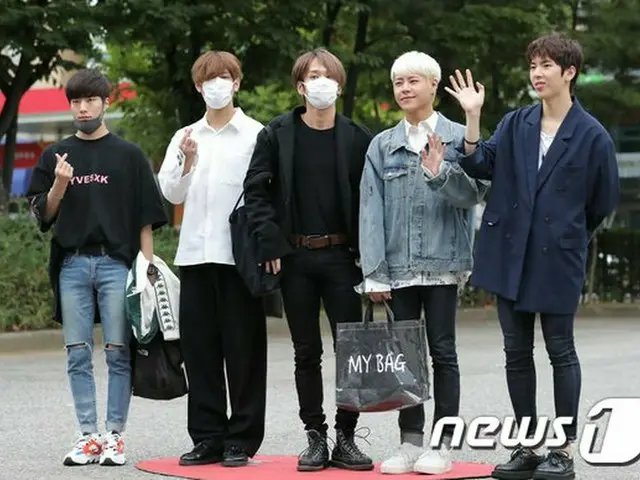 IMFACT、音楽放送「ミュージックバンク」リハーサル出勤中。